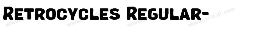 Retrocycles Regular字体转换